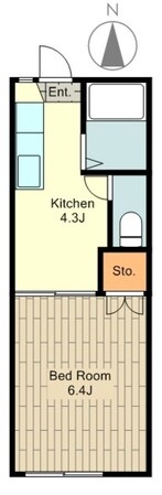 メゾンドール国立の物件間取画像